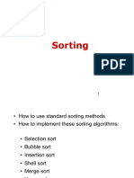 Sorting