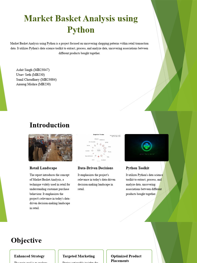 Market Basket Analysis Using Python | PDF | Business | Data Management