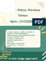 Wahyu Wardana Sitepu (G1C022038) Bingg Teknik