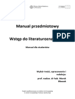 Wstep Do Literaturonawstwa Blaszak