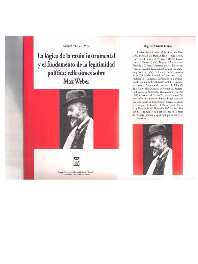 La Lógica de La Razón Instrumental Miguel Albujas PDF Jürgen