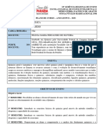 PLANO DE CURSO QUÍMICA - 1° SÉRIE MÉDIO - Cópia