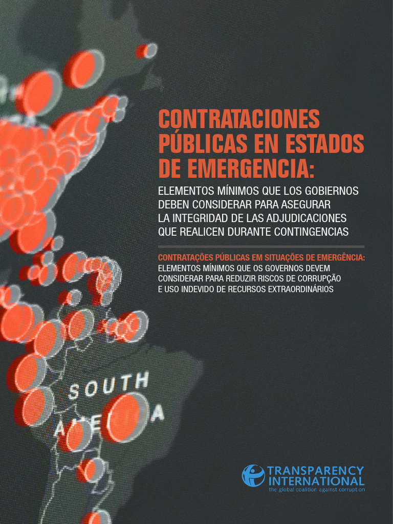 Covid 19 Public Procurement Latin America Es Pt Pdf Economia