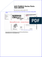 Nissan Forklift F04bu Series Parts Catalog Cf620 Ubook