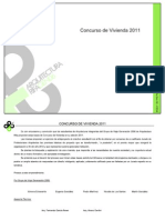 Bases Concurso de Vivienda 20111