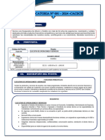 Bases Convocatoria #001 2024