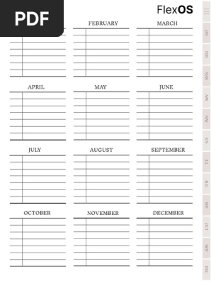 Free Digital Planner Template by FlexOS for Goodnotes