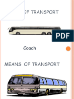 Means of Transport - Grade 5