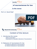 Presentaties Law & Neurosciences UM