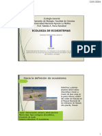 Ecología de Ecosistemas. Tema 6. Ecología General - Fabiola Parra Rondinel Unalm.