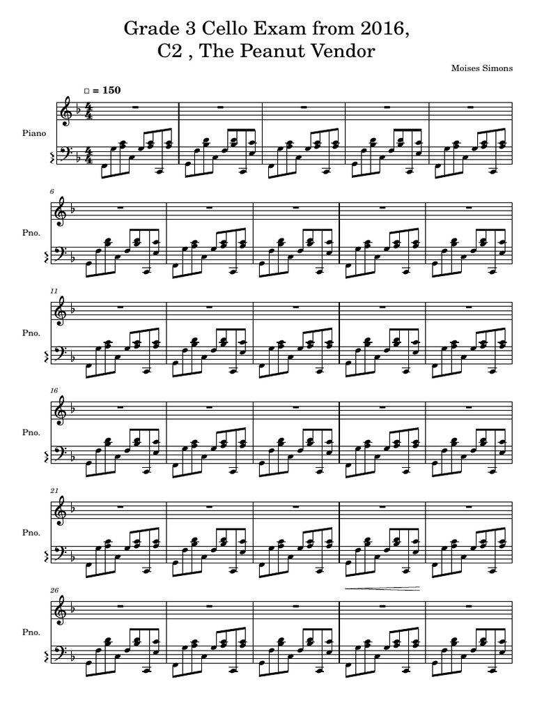Piano peanut pdf