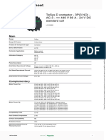 Product Datasheet: Tesys D Contactor - 3P (3 No) - Ac-3 - 440 V 80 A - 24 V DC Standard Coil