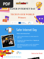 Safer Internet Day Primary Tech in Our World 5th and 6th Class