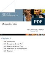 Clase U8-A - Direccionamiento IP (CISCO) - ITN - instructorPPT - Chapter8