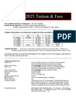 2024-2025 Tuition & Fees