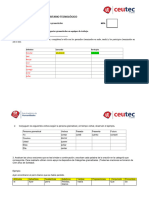 Ejercicio Categorías Gramaticales y Oración Gramatical