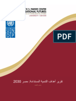 SDGs Report Egypt 2030 AR