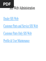 SIS Web Admin