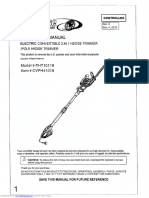 Earthwise PHT10118 Hedge Trimmer Manual