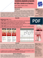 Clasificación de Cairo - Póster Periodoncia - Horizontal - 3c