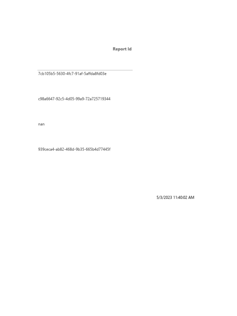 Pag Rep Test | PDF