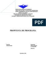 Propuesta de Programa