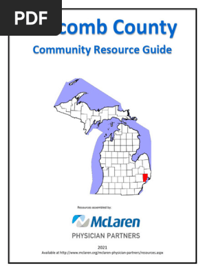 Macomb County Resource Guide from McLaren Health | PDF | Prescription Drugs  | Health Care