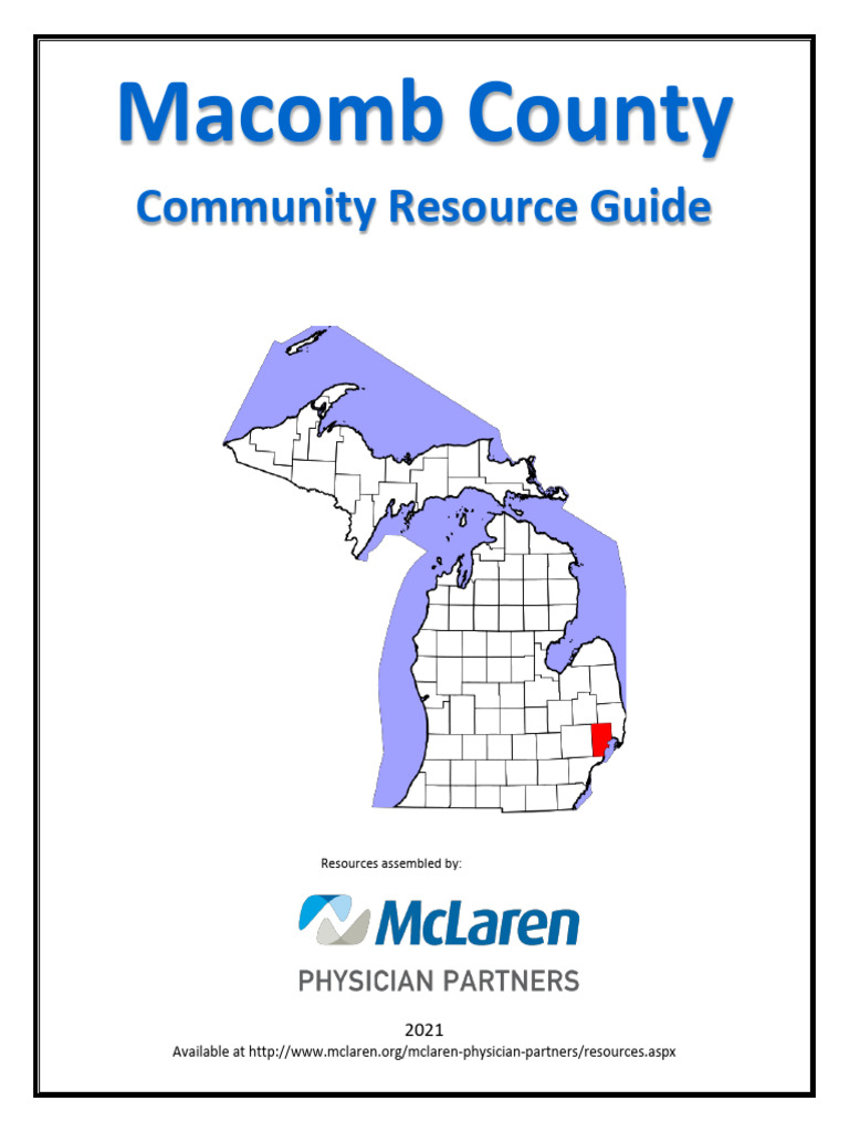 Macomb County Resource Guide from McLaren Health | PDF | Prescription Drugs  | Health Care