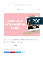 Socialworkhaven Com Generalist Intervention Model