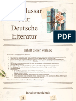 German Literature Thesis XL by Slidesgo