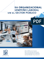 Cultura Organizacional y El Desempeño Laboral en El Sector Público