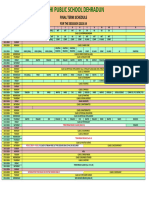 Date Sheet For Final Exam 202324