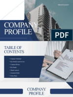 Blue Modern Company Profile Presentation