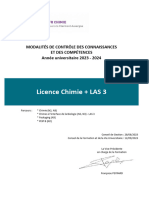MCCC 2023 2024 - UFR Chimie - Licence Chimie + LAS 3