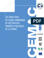 Les Directives Du Cadre Harmonise de Gestion Des Finances Publiques de La Cemac