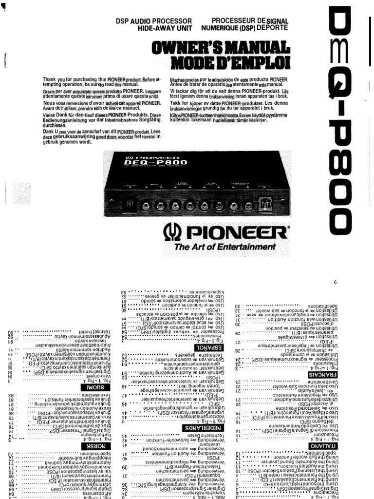 Deq P800 SN | PDF