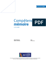 Competence Memoire 6 A 8 Ans Extrait Acces Editions