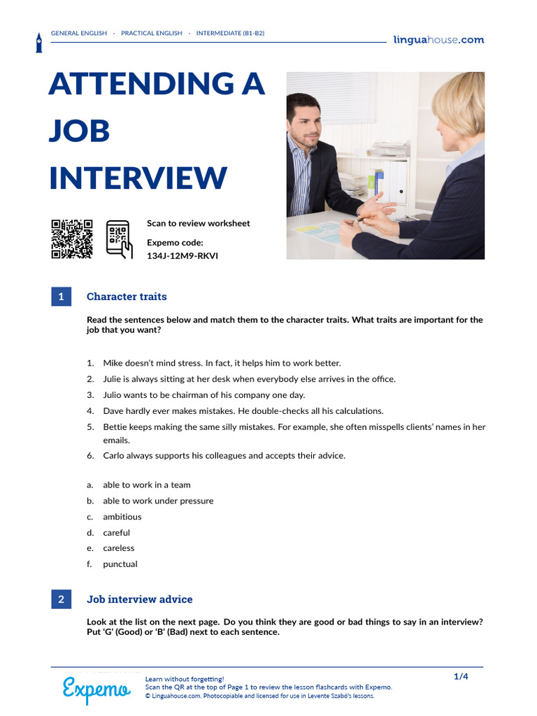 Job Interview Tips and Common Questions | PDF | Job Interview