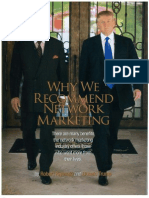 Why Network Marketing by Robert Kiyosaki Donald Trump