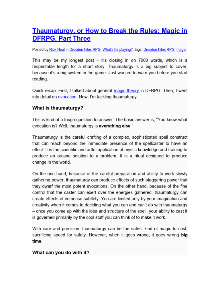 Magic Part 3 Pdf Philosophy