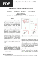 Of Ine Signature Verification On Real-World Documents