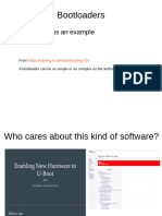 Bootloader Notes