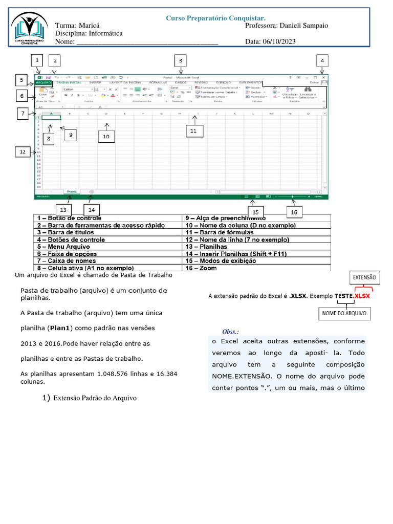 Guia de Fórmulas Básicas do Excel | PDF | Argumento | Microsoft Excel