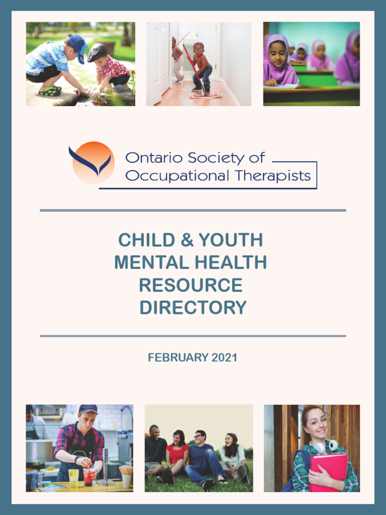 Child & Youth Mental Health Resources | PDF | Psychotherapy ...