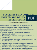 7.-Funciones Comision Empresarial Junta de Accion Comunal