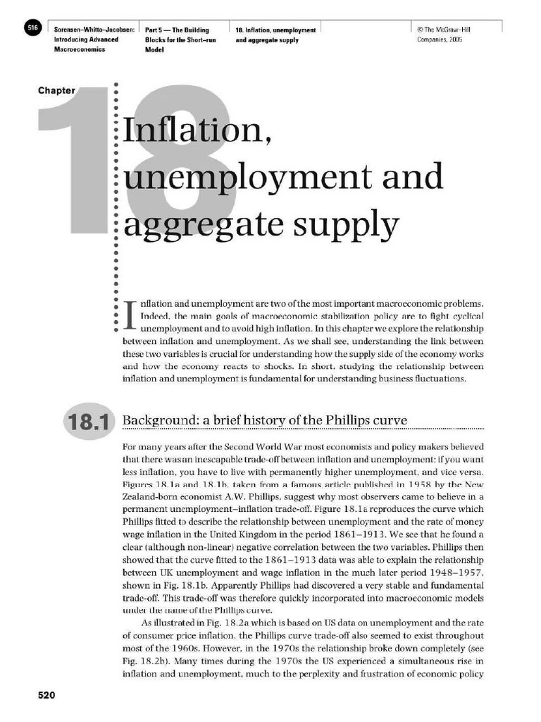 Inflation and Unemployment | PDF