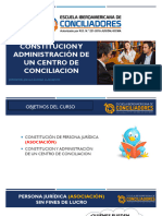 Material Constitucion de Centro de Conciliacion 2023