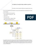 Direccionamiento Indirecto. Registro de una pila de datos mediante un puntero