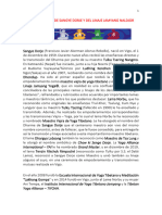 Historia Linaje y Sangye Dorje Resumen Pral PDF