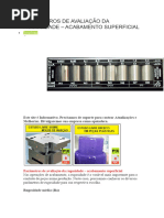 TOLERÂNCIAS DE ACABAMENTO SUPERFICIAL II - Molde de Injeção Plástico